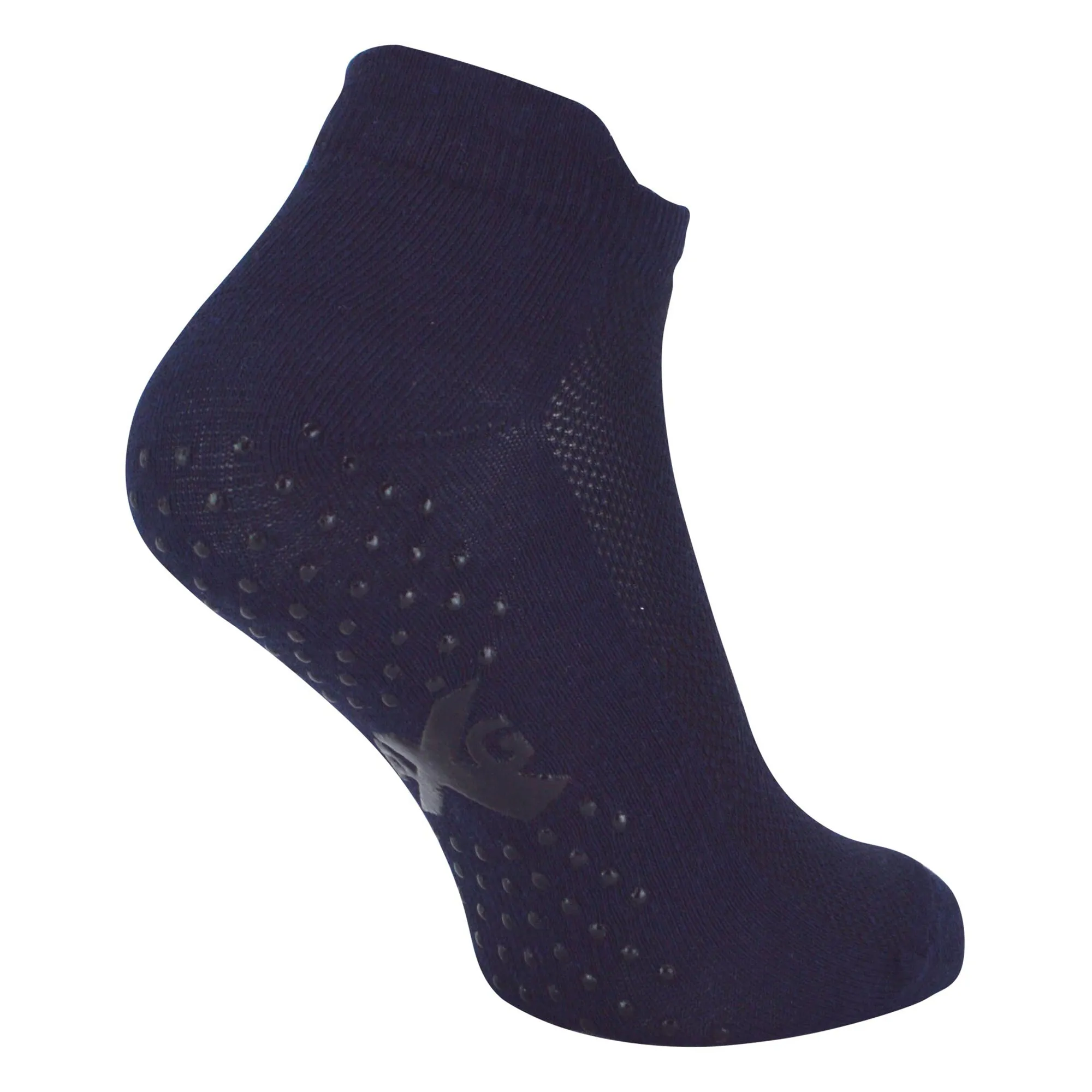 12 Pack Mens Trainer Socks with Grips for Yoga