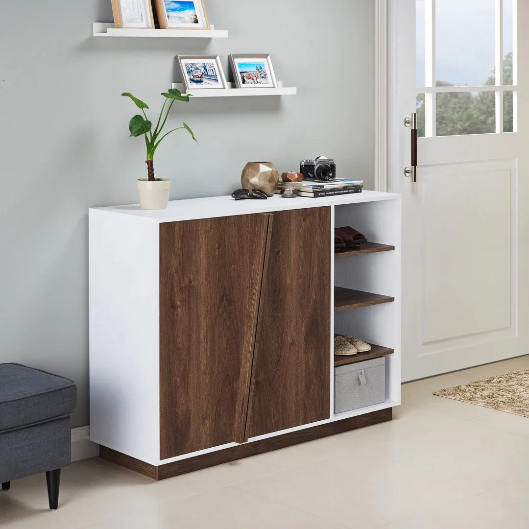 16 Pair Shoe Storage Cabinet Mercury Row®