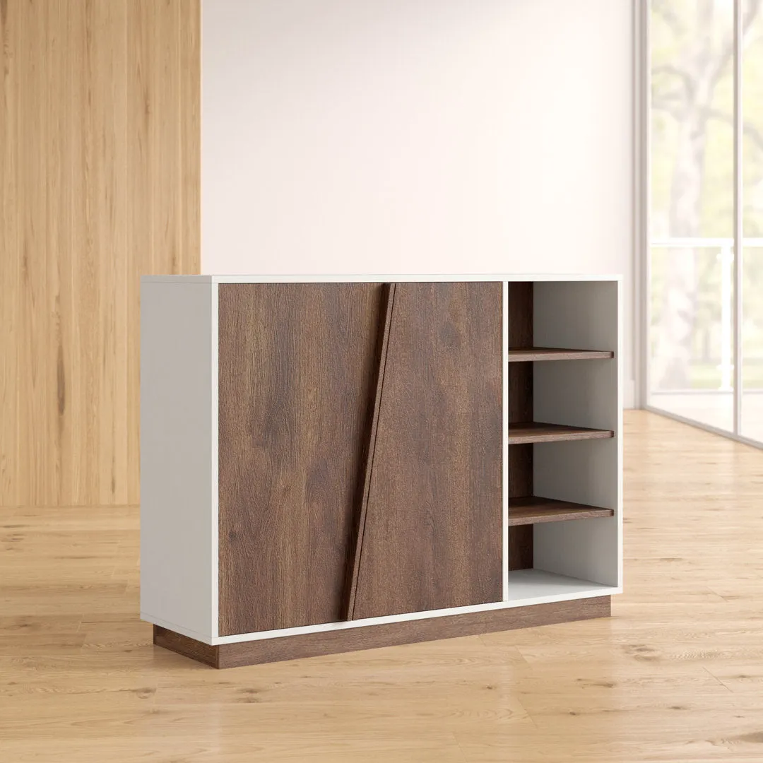 16 Pair Shoe Storage Cabinet Mercury Row®