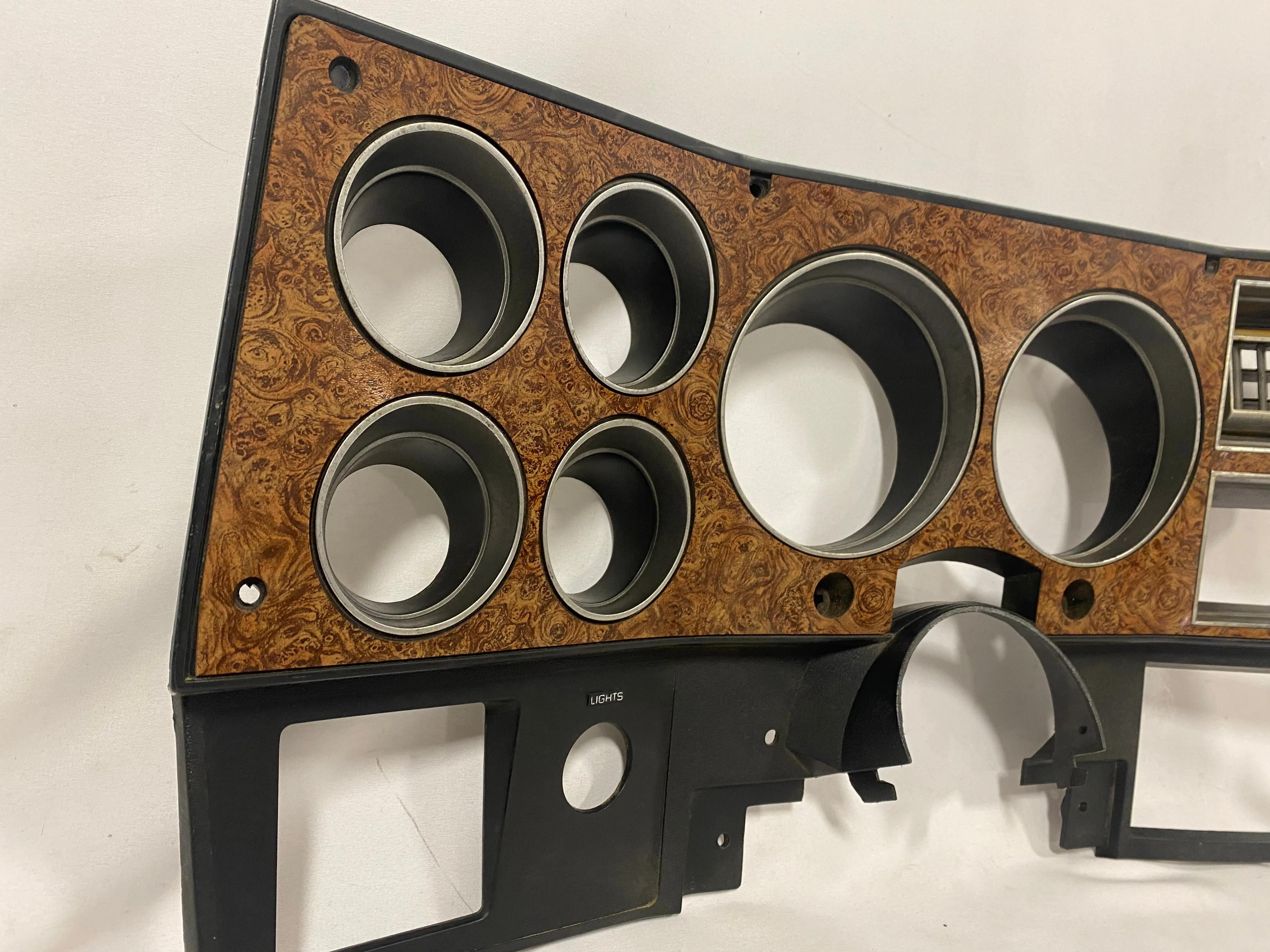 1988-1991 Used Original GM Bezel Wood Grain
