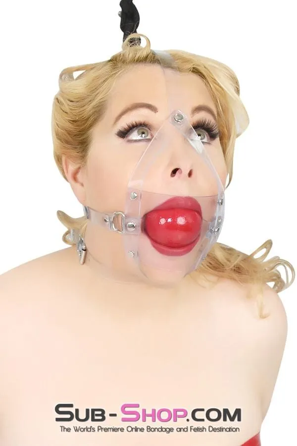7170A      Clearly Stuffed 2” Large Ball Gag Trainer
