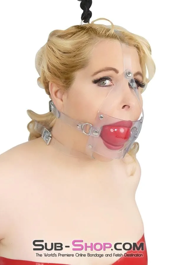 7170A      Clearly Stuffed 2” Large Ball Gag Trainer