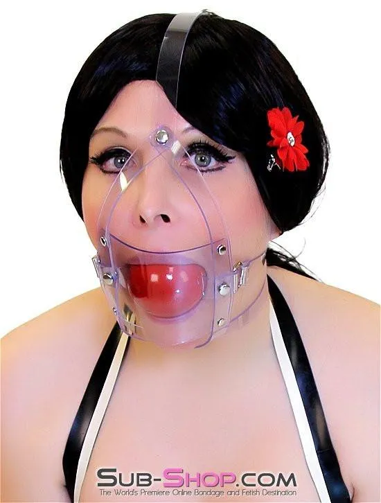 7170A      Clearly Stuffed 2” Large Ball Gag Trainer