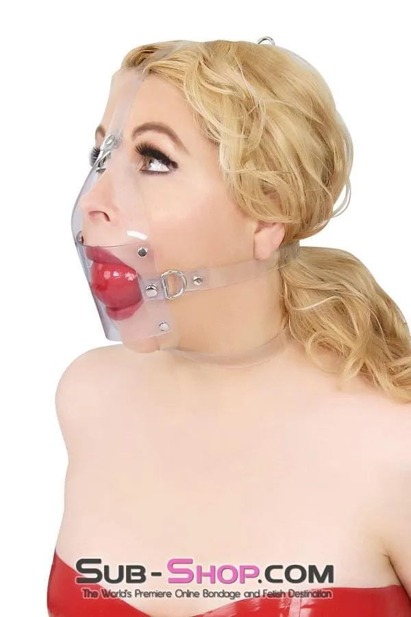 7170A      Clearly Stuffed 2” Large Ball Gag Trainer