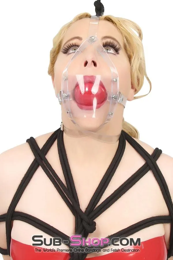 7170A      Clearly Stuffed 2” Large Ball Gag Trainer