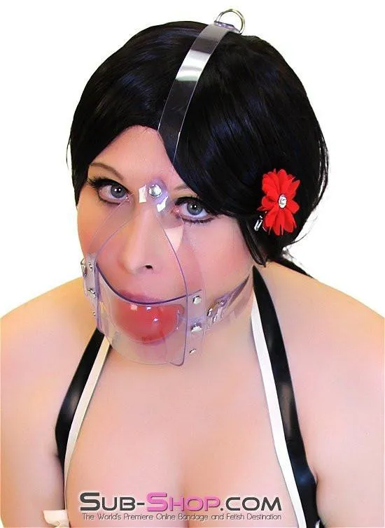 7170A      Clearly Stuffed 2” Large Ball Gag Trainer