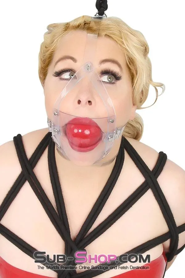 7170A      Clearly Stuffed 2” Large Ball Gag Trainer
