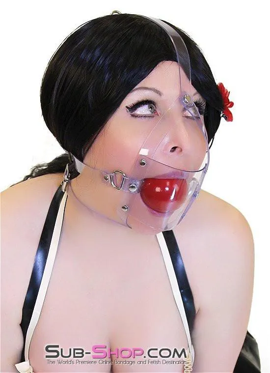 7170A      Clearly Stuffed 2” Large Ball Gag Trainer