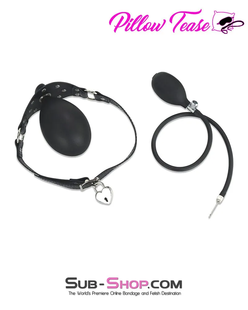 7311DL      Inflatable Locking Tongue Depressor Gag with Removable Pump