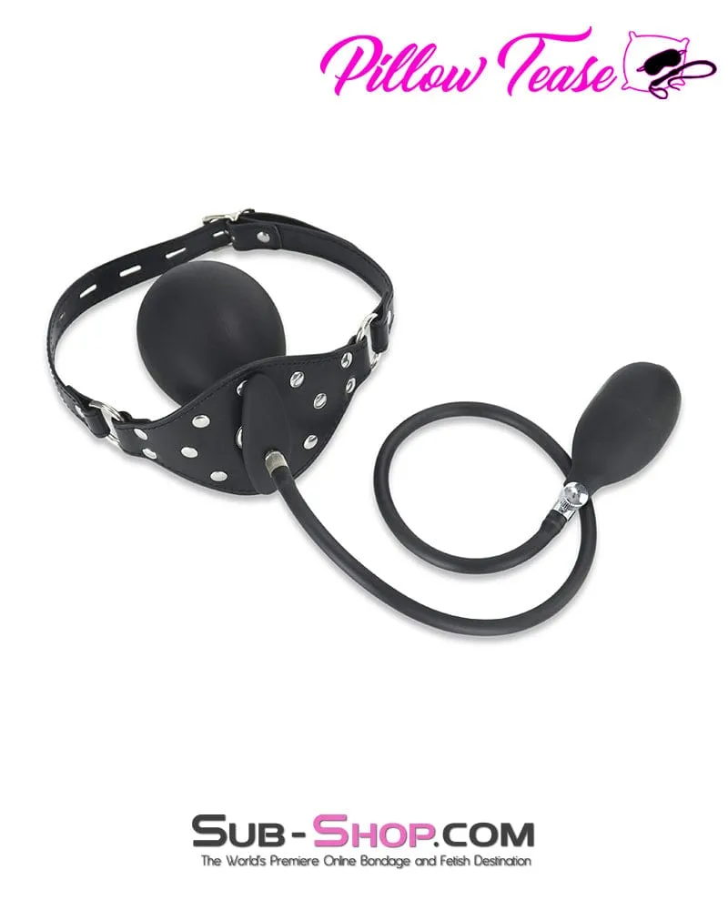 7311DL      Inflatable Locking Tongue Depressor Gag with Removable Pump