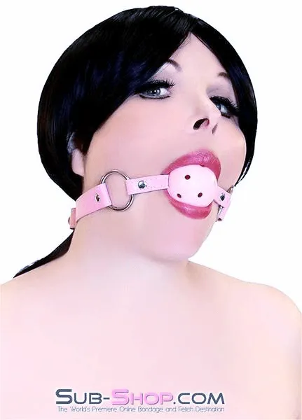 9002DL      Pink Breather Ball Gag
