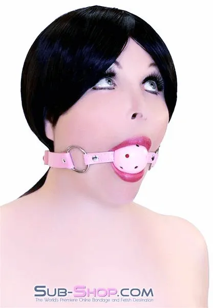 9002DL      Pink Breather Ball Gag