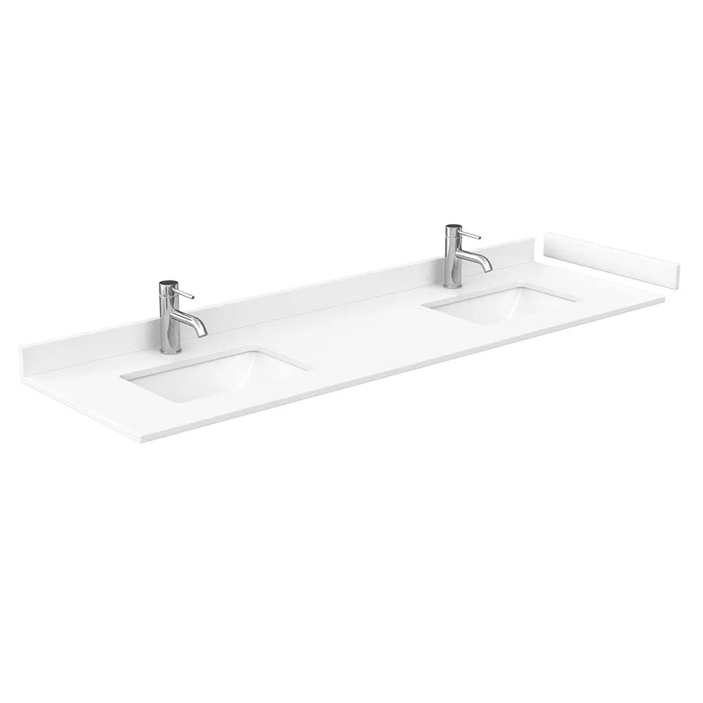 Acclaim 72 Inch Double Bathroom Vanity in Oyster Gray
