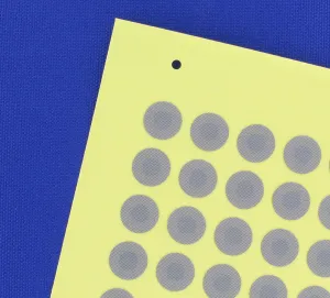Adhesive vent patch Int/Ext 200kPa 14x6mm oleophobic grey