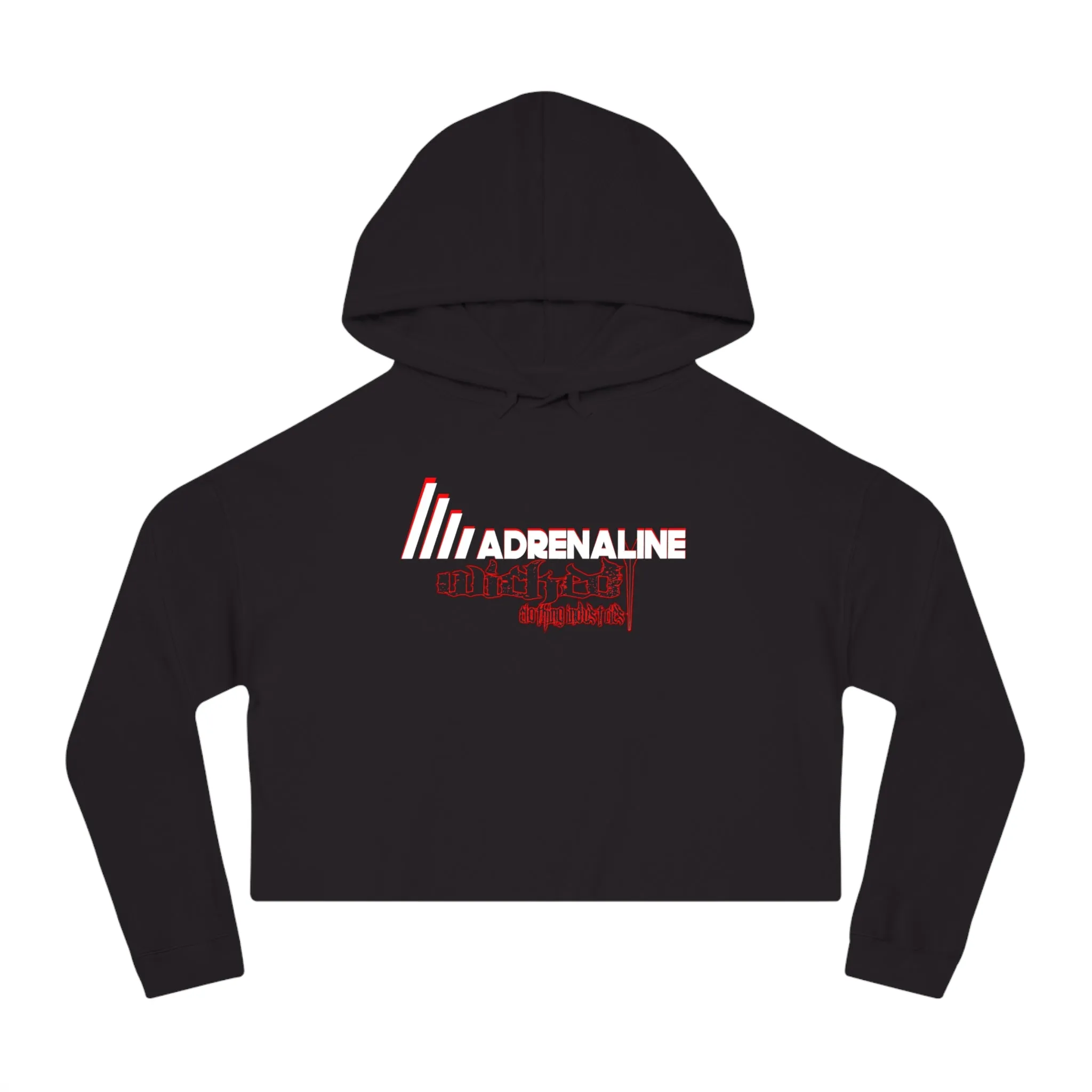 Adrenaline 1/ Cropped Hoodie
