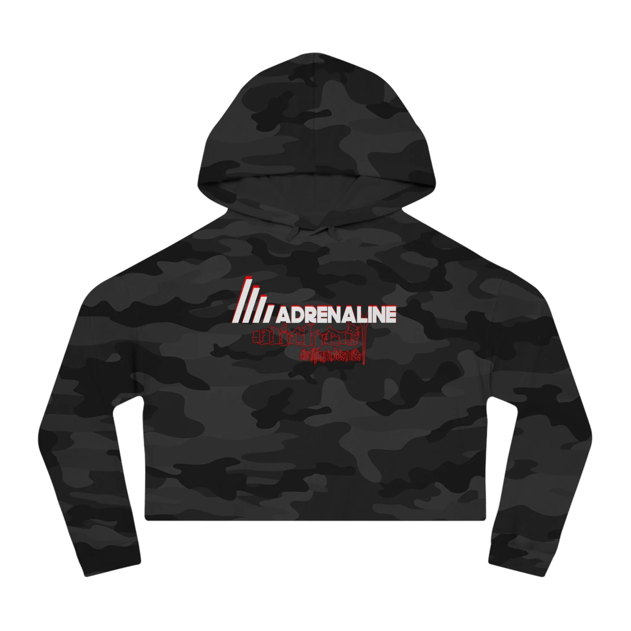 Adrenaline 1/ Cropped Hoodie