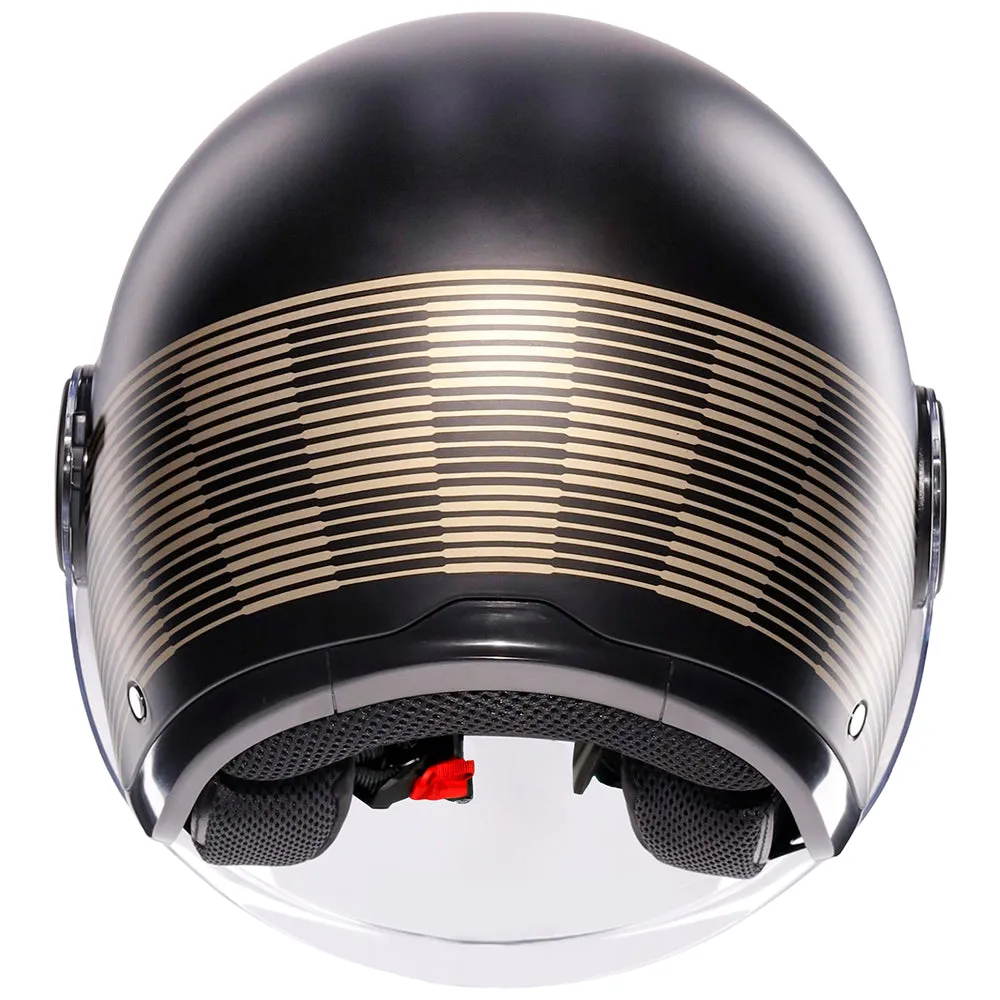 AGV ETERES [PONZA MATT BLACK/GOLD]