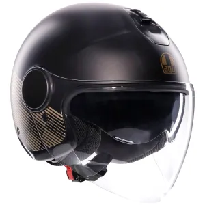 AGV ETERES [PONZA MATT BLACK/GOLD]