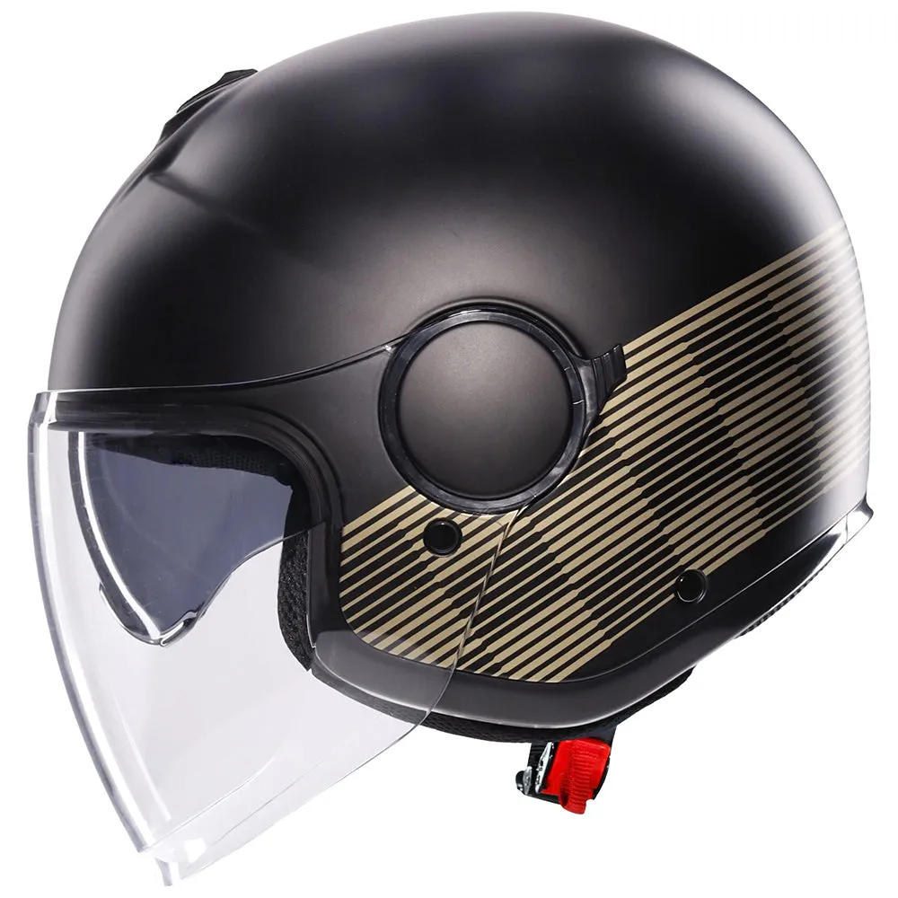 AGV ETERES [PONZA MATT BLACK/GOLD]