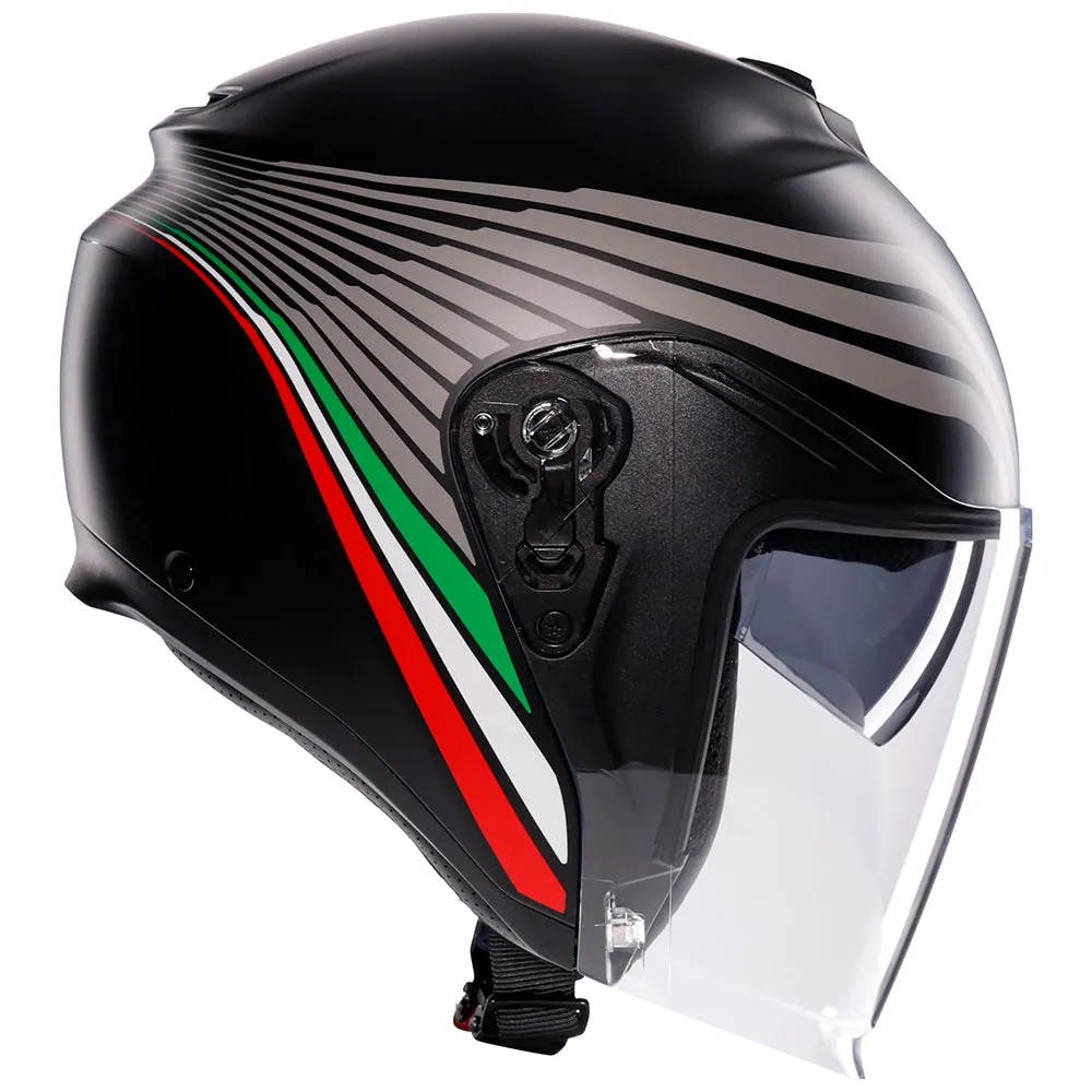 AGV IRIDES [BOLOGNA MATT BLACK/TRICOLORE]