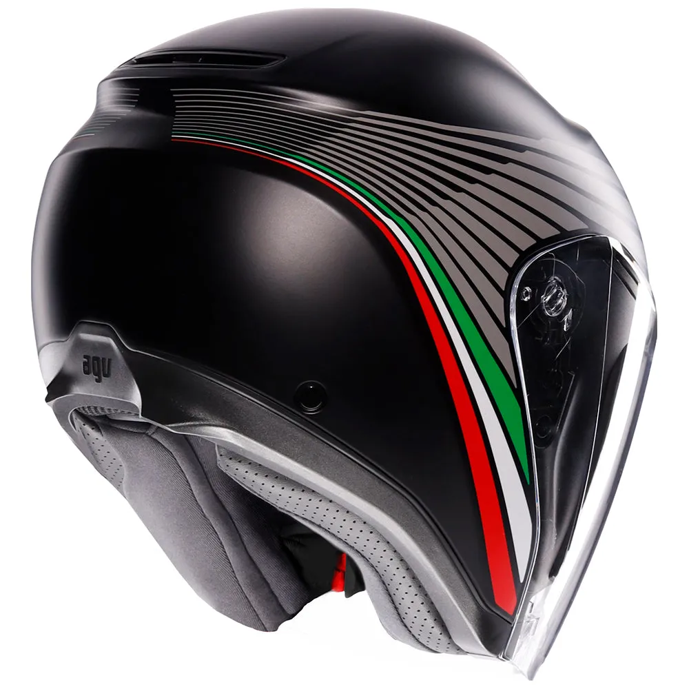 AGV IRIDES [BOLOGNA MATT BLACK/TRICOLORE]