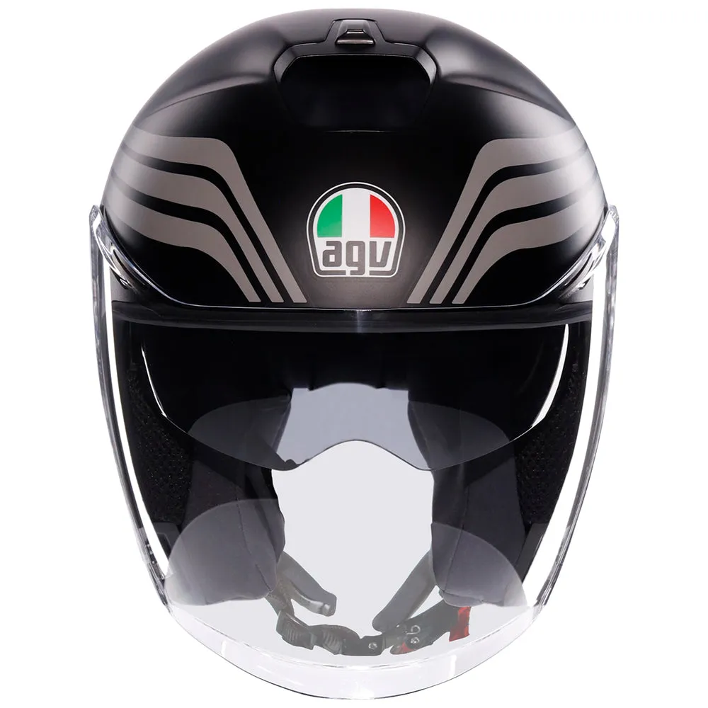 AGV IRIDES [BOLOGNA MATT BLACK/TRICOLORE]