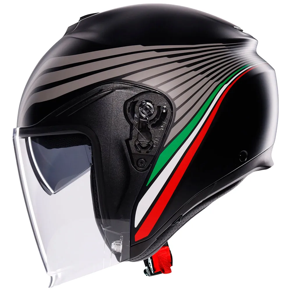 AGV IRIDES [BOLOGNA MATT BLACK/TRICOLORE]