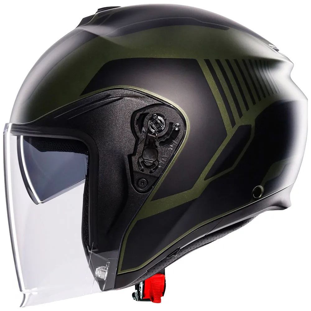 AGV IRIDES [SAKAI MATT GREEN/BLACK]