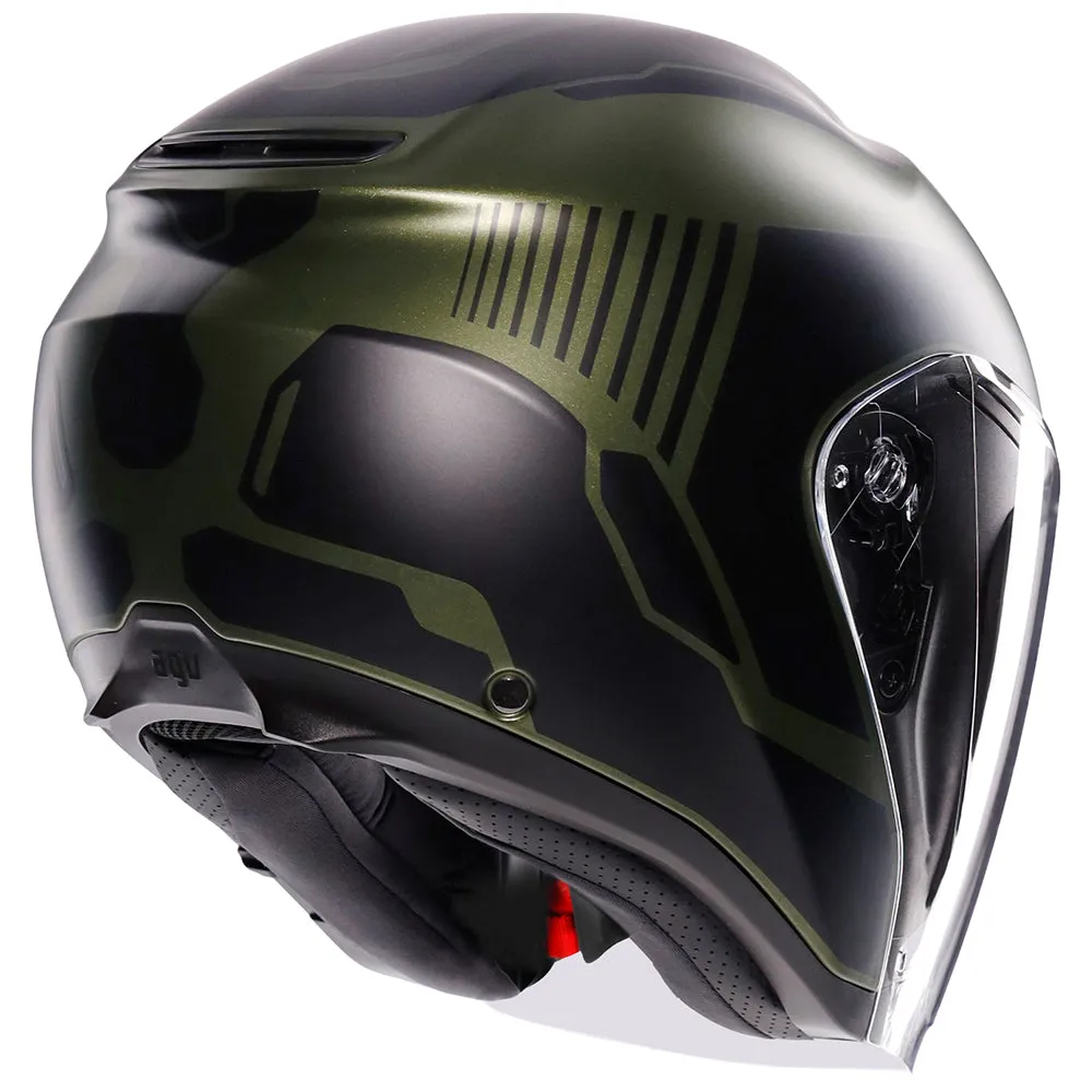 AGV IRIDES [SAKAI MATT GREEN/BLACK]