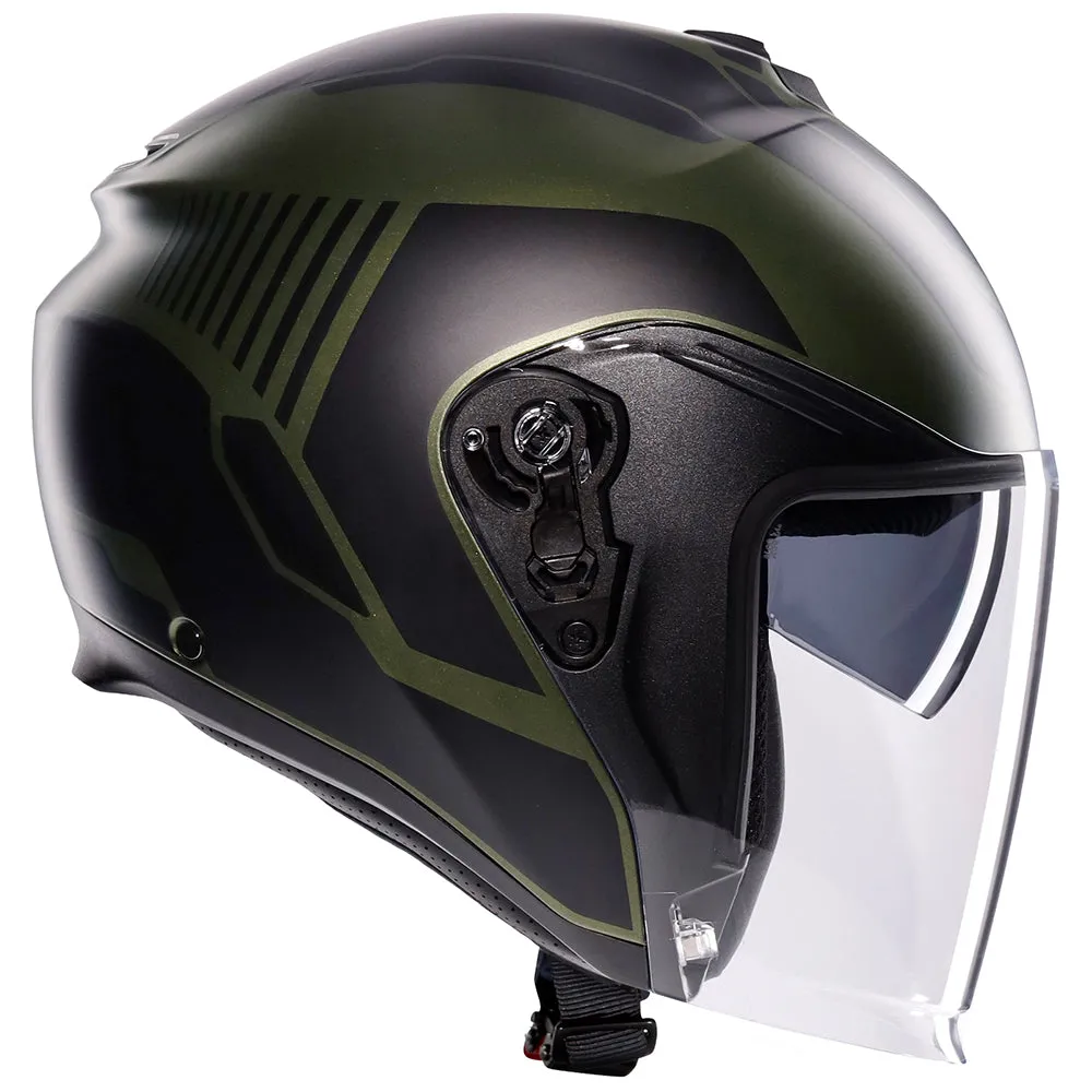 AGV IRIDES [SAKAI MATT GREEN/BLACK]
