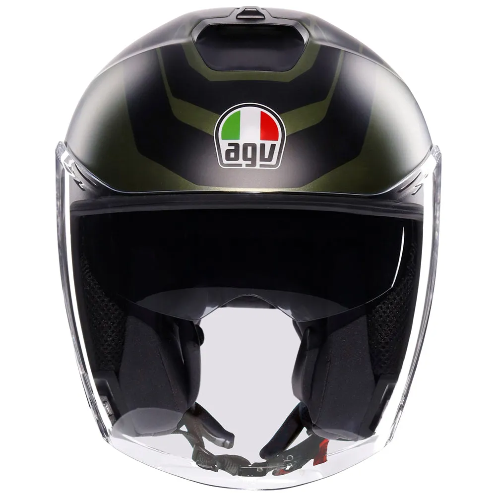 AGV IRIDES [SAKAI MATT GREEN/BLACK]