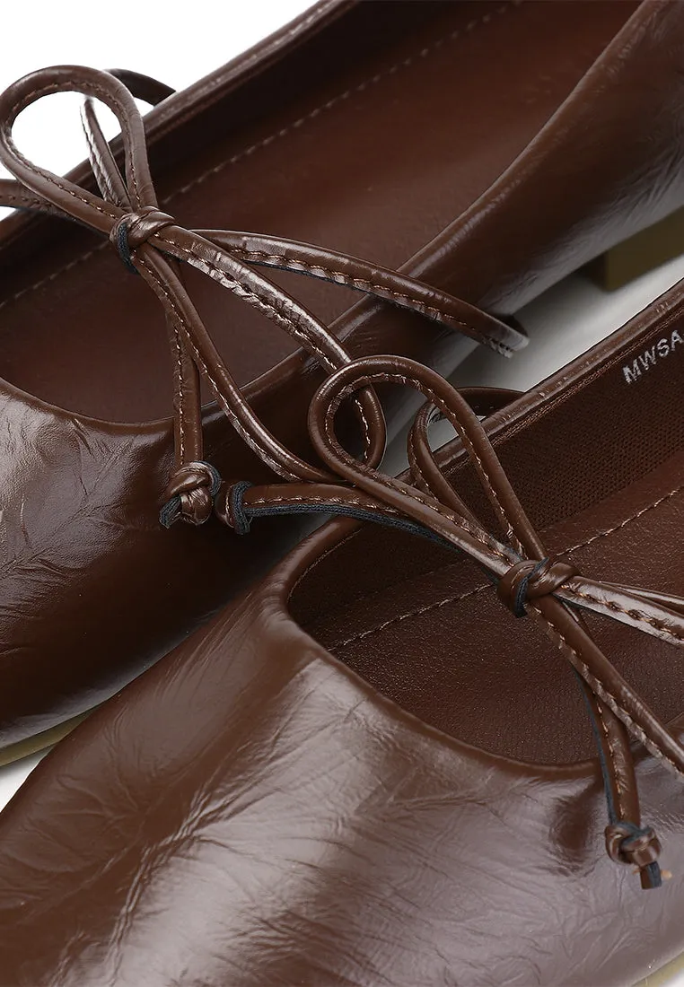 Amelia Ballerina & Flats (Brown)