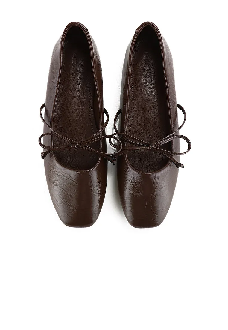 Amelia Ballerina & Flats (Brown)