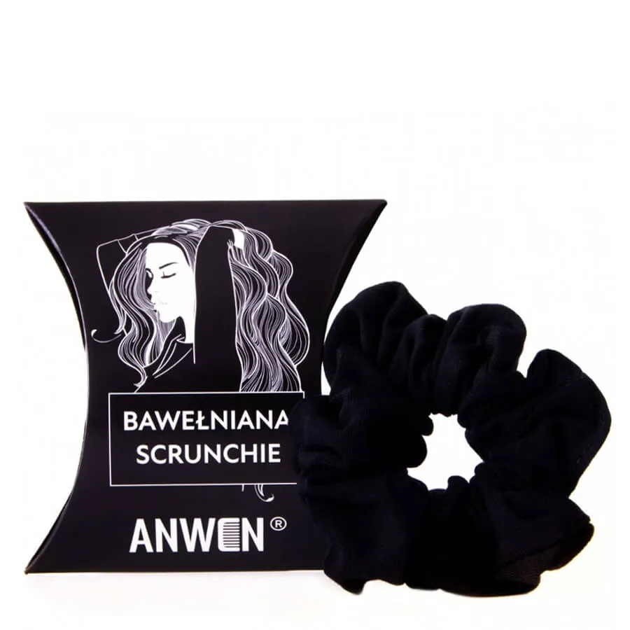 Anwen Cotton Scrunchie Black Hairband