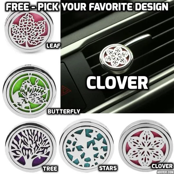Aromatherapy Essential Oil Vent Diffuser