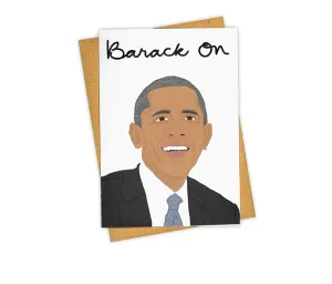 Barack On Card