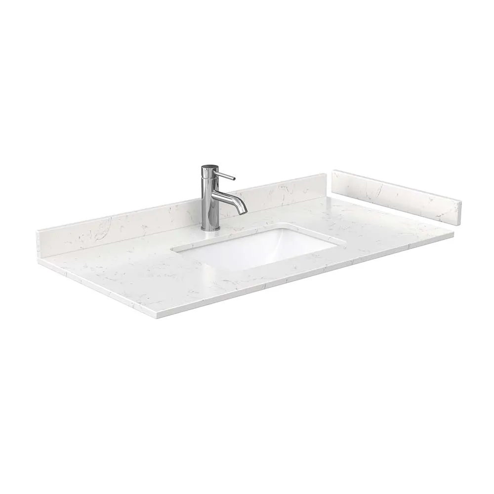 Beckett 42 Inch Single Bathroom Vanity in Dark Blue