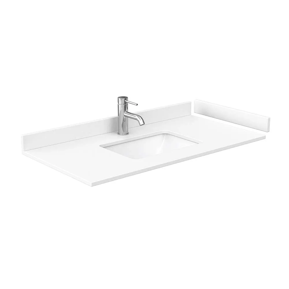 Beckett 42 Inch Single Bathroom Vanity in Dark Blue