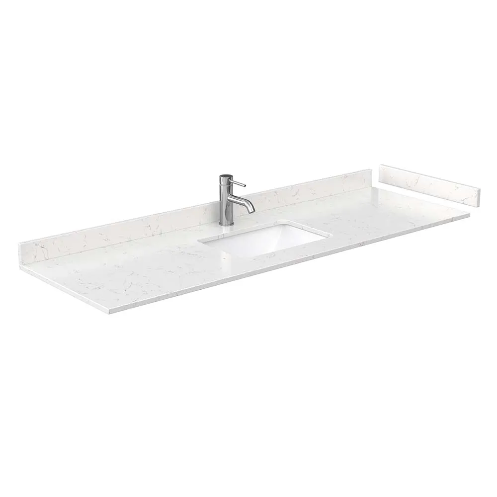 Beckett 66 Inch Single Bathroom Vanity in Dark Gray