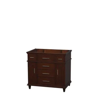 Berkeley 36 Inch Single Bathroom Vanity in Dark Chestnut