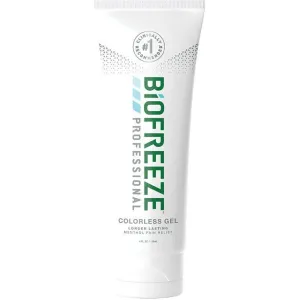 Biofreeze Professional Pain Relieving Gel - Topical Analgesic | COLORLESS / 4 oz. Tube by Biofreeze