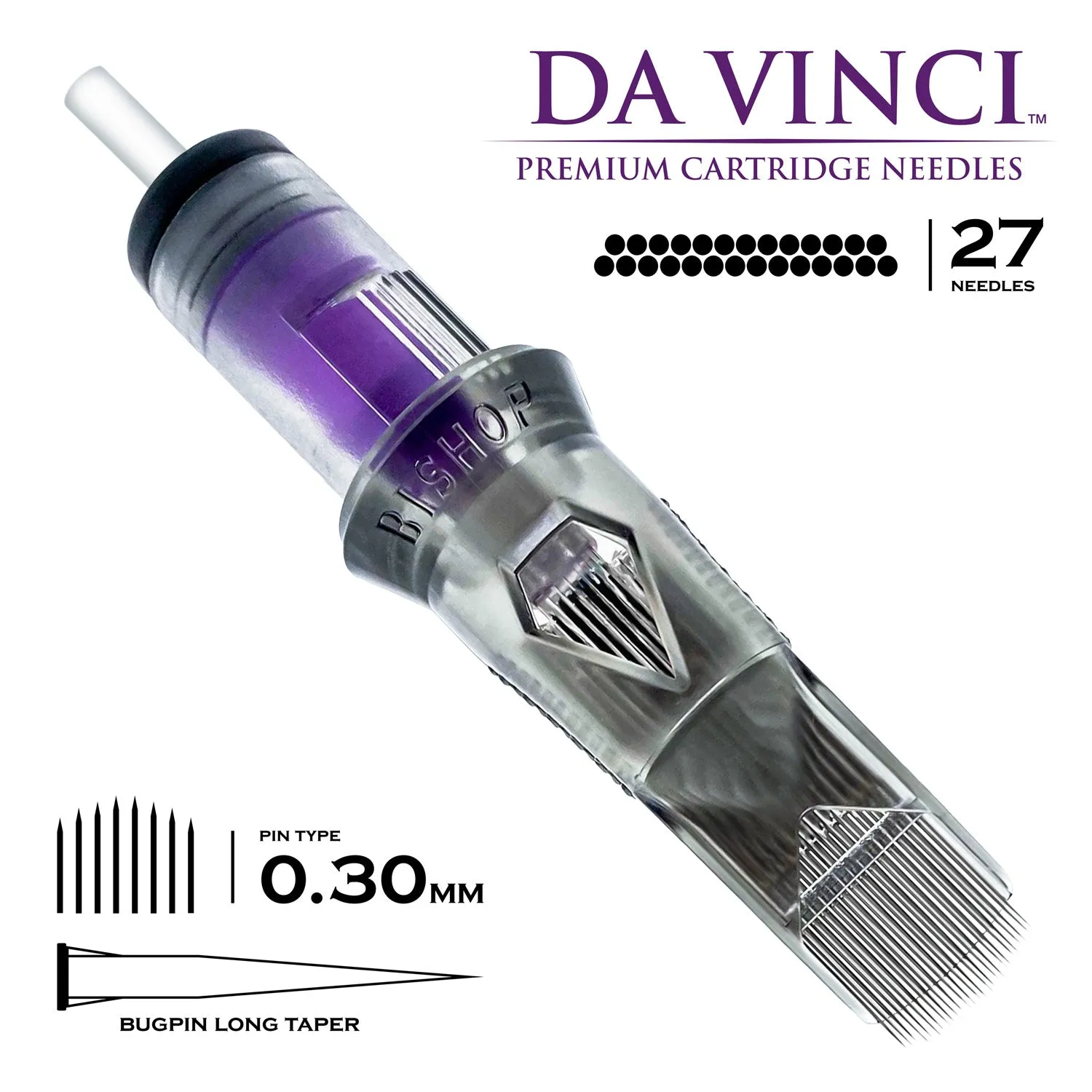 Bishop Da Vinci V2 Cartridges - Curved Magnum Long Taper