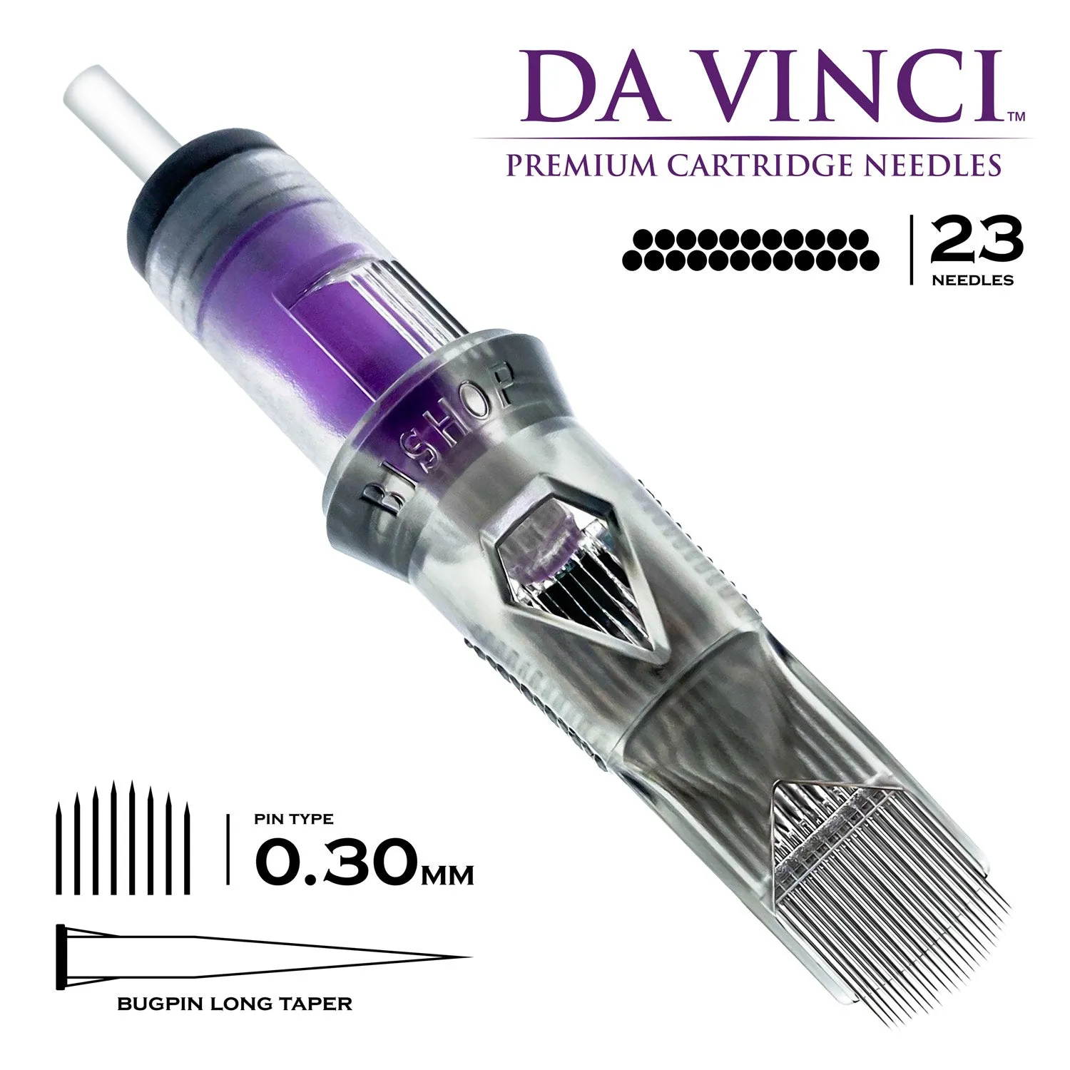 Bishop Da Vinci V2 Cartridges - Curved Magnum Long Taper