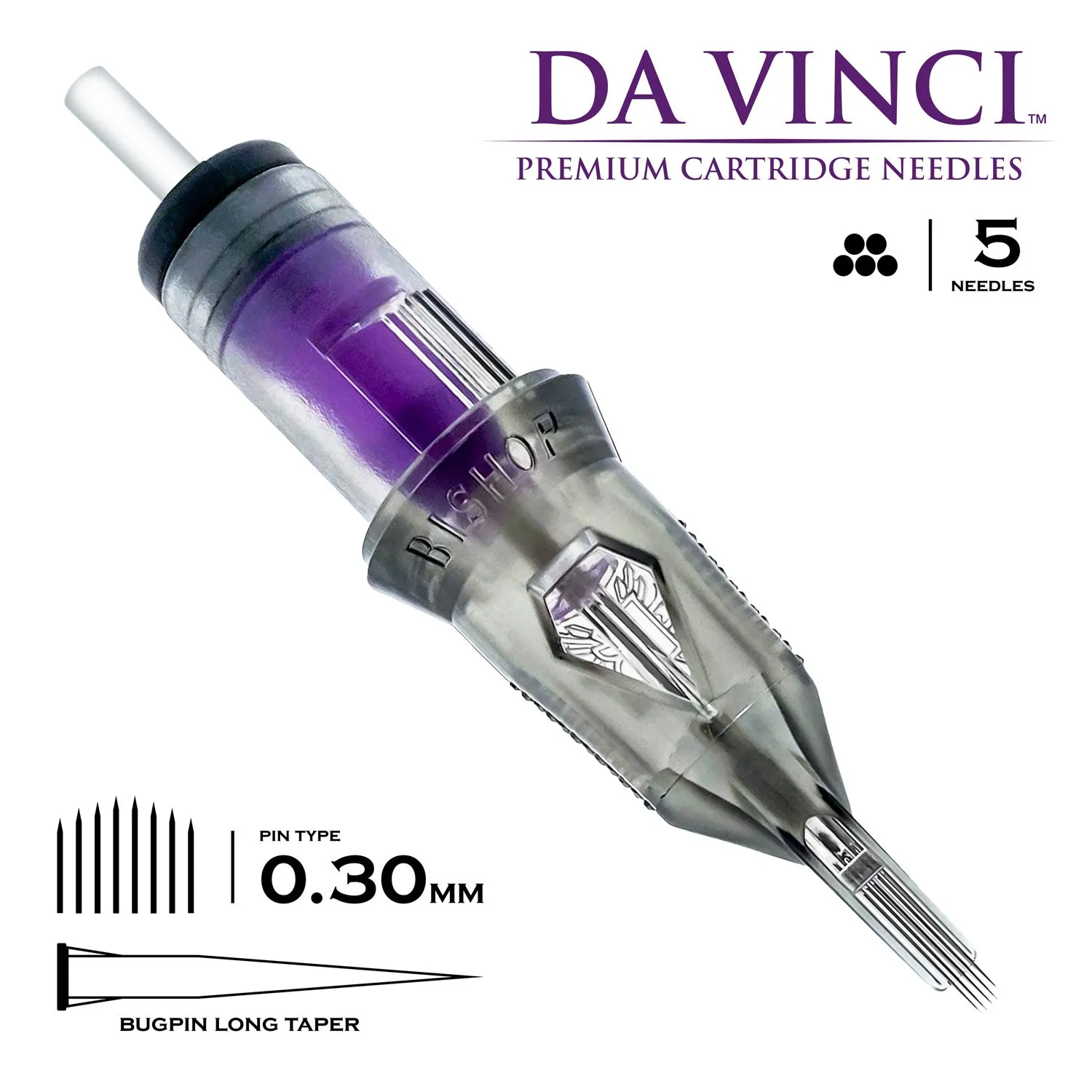 Bishop Da Vinci V2 Cartridges - Curved Magnum Long Taper