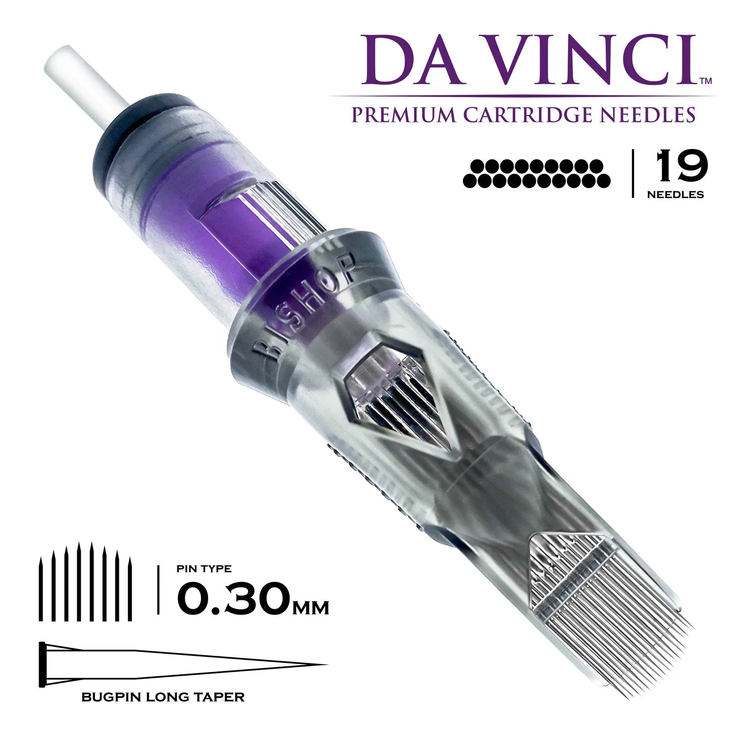 Bishop Da Vinci V2 Cartridges - Curved Magnum Long Taper