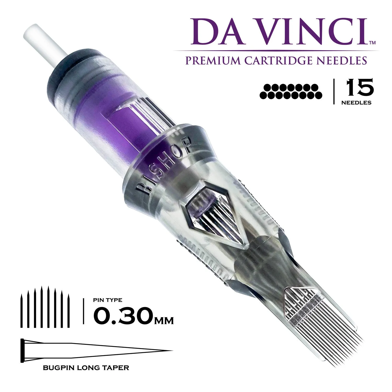 Bishop Da Vinci V2 Cartridges - Curved Magnum Long Taper