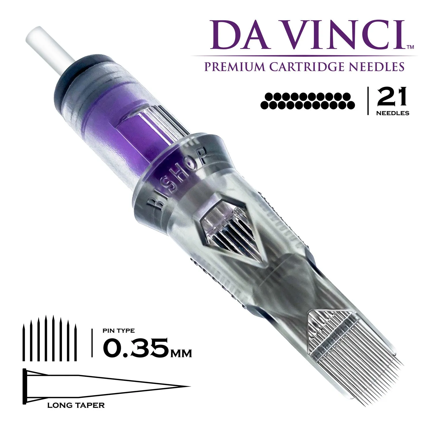 Bishop Da Vinci V2 Cartridges - Curved Magnum Long Taper