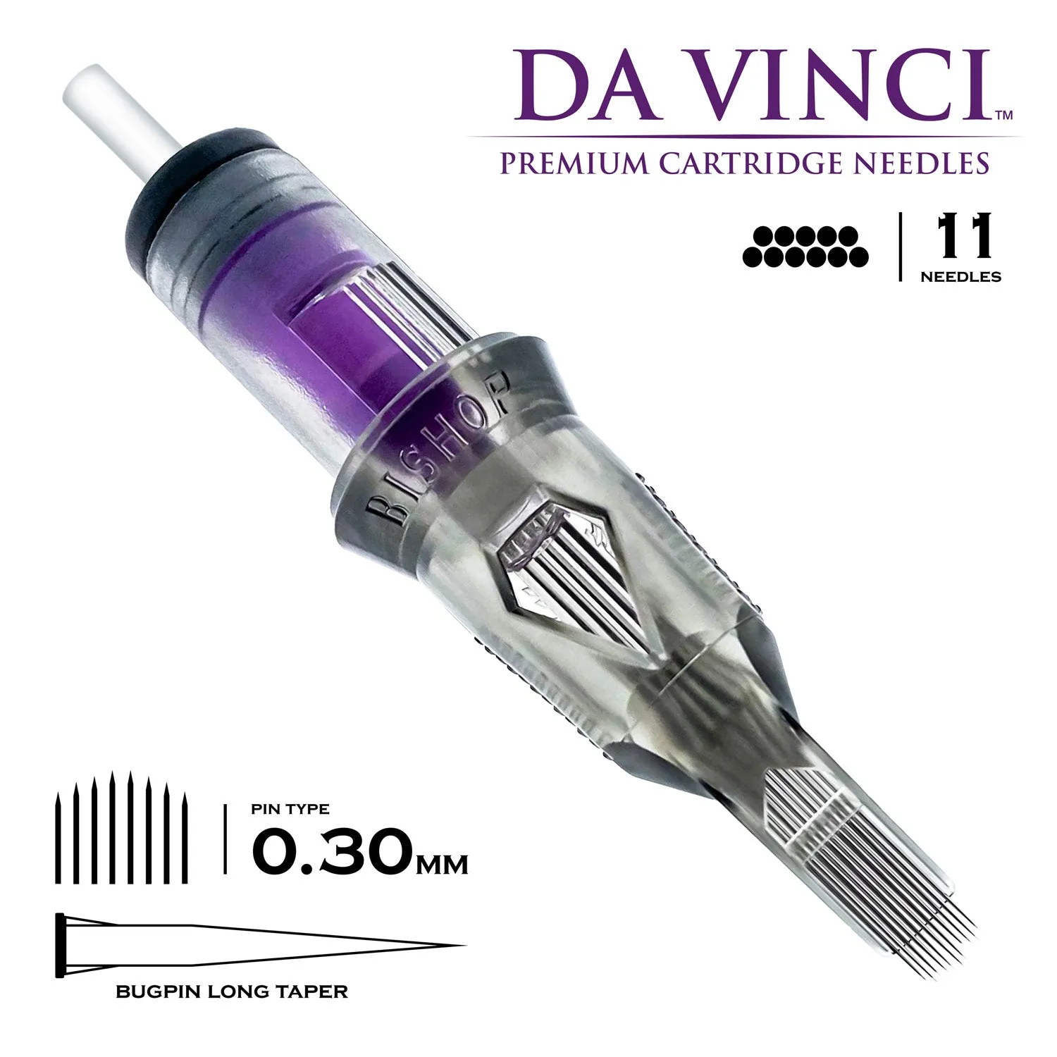 Bishop Da Vinci V2 Cartridges - Curved Magnum Long Taper
