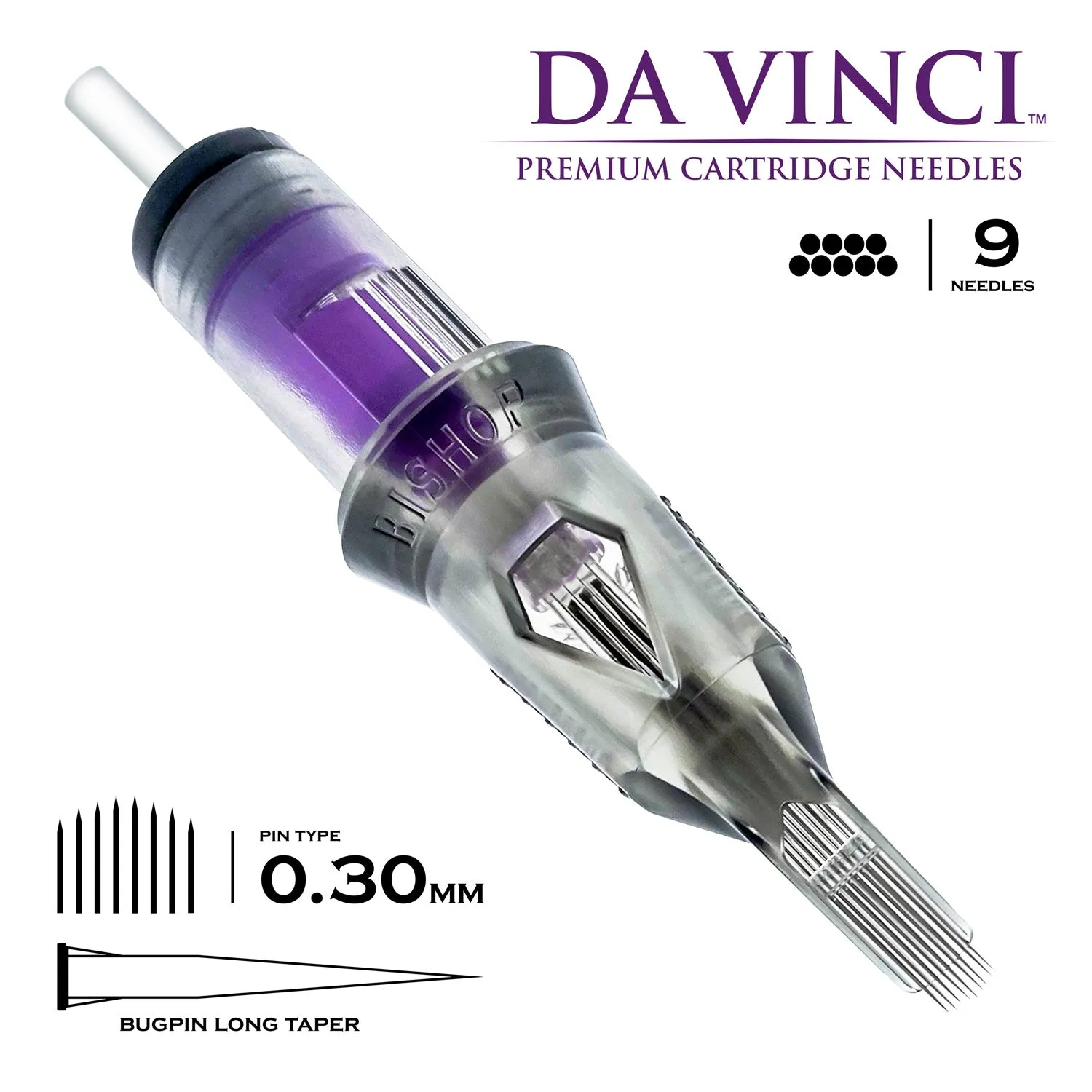 Bishop Da Vinci V2 Cartridges - Curved Magnum Long Taper
