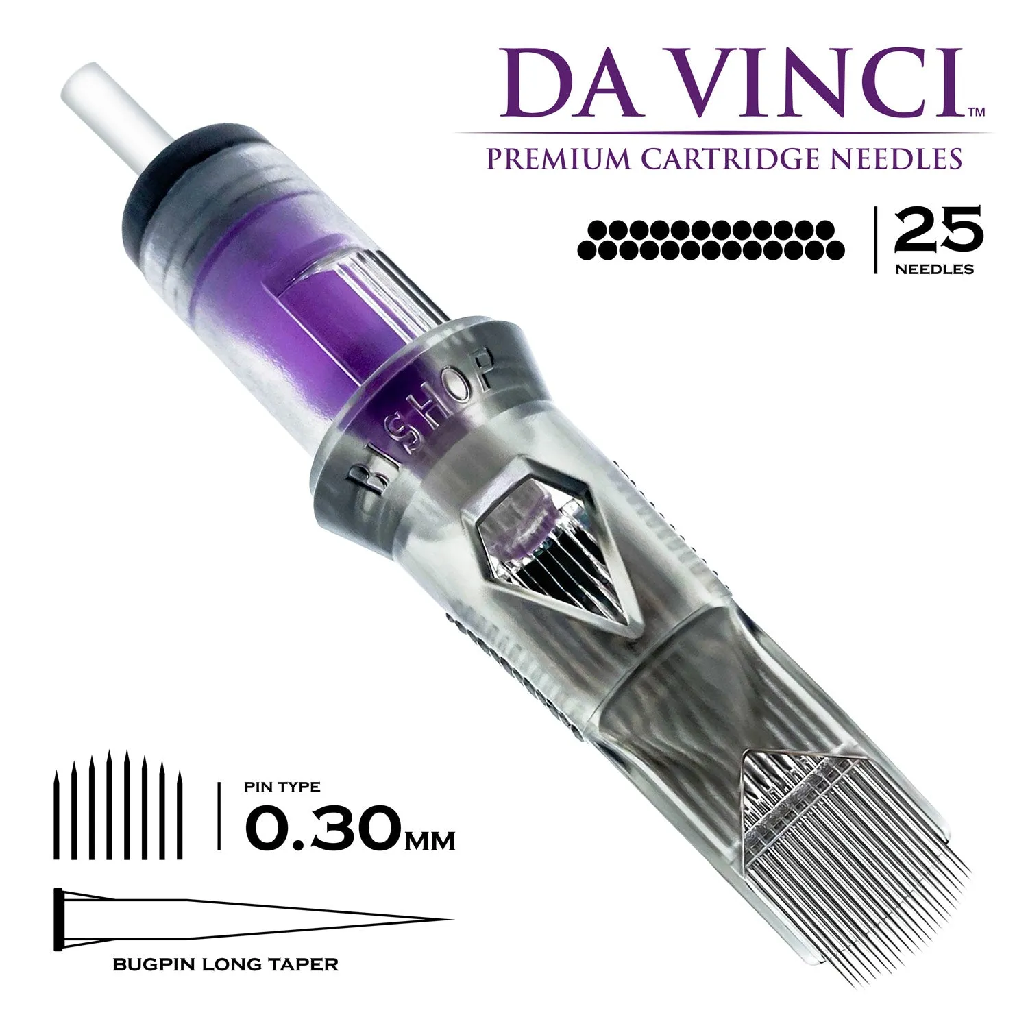 Bishop Da Vinci V2 Cartridges - Curved Magnum Long Taper